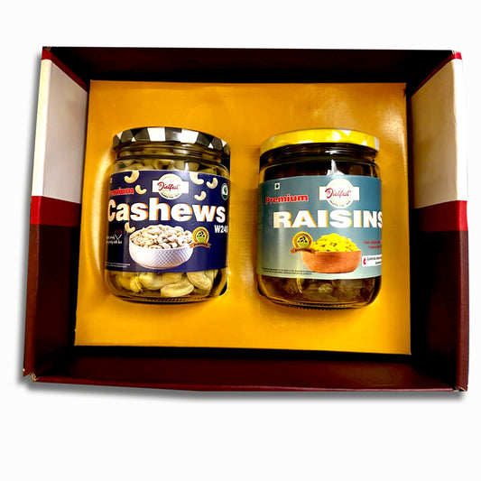 Dry Fruit Gift Box ( Cashews & Raisins) Premium Elegant Dry Fruit Gift Boxes