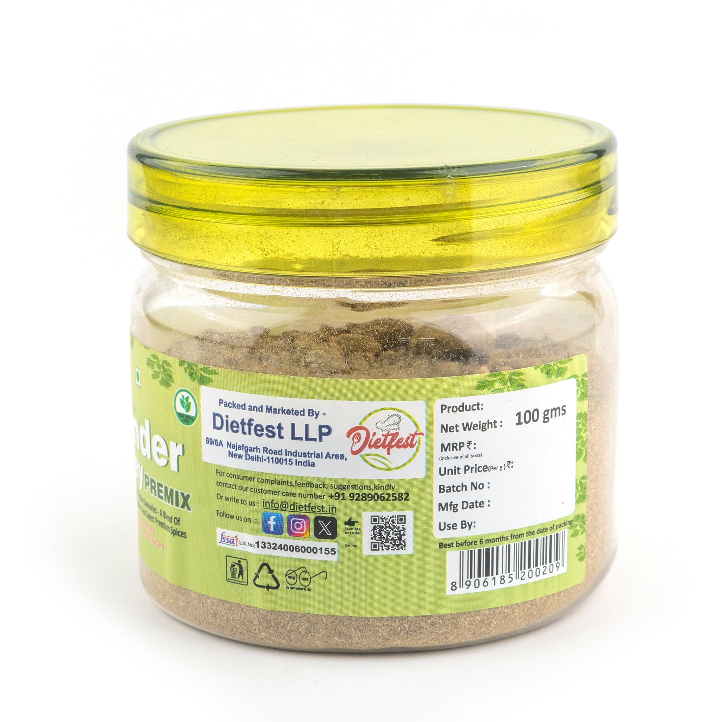 Dietfest Mint Coriander Chutney Mix