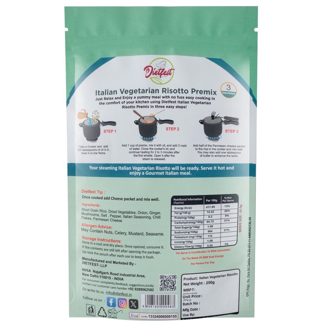 Italian Vegetarian Risotto Premix