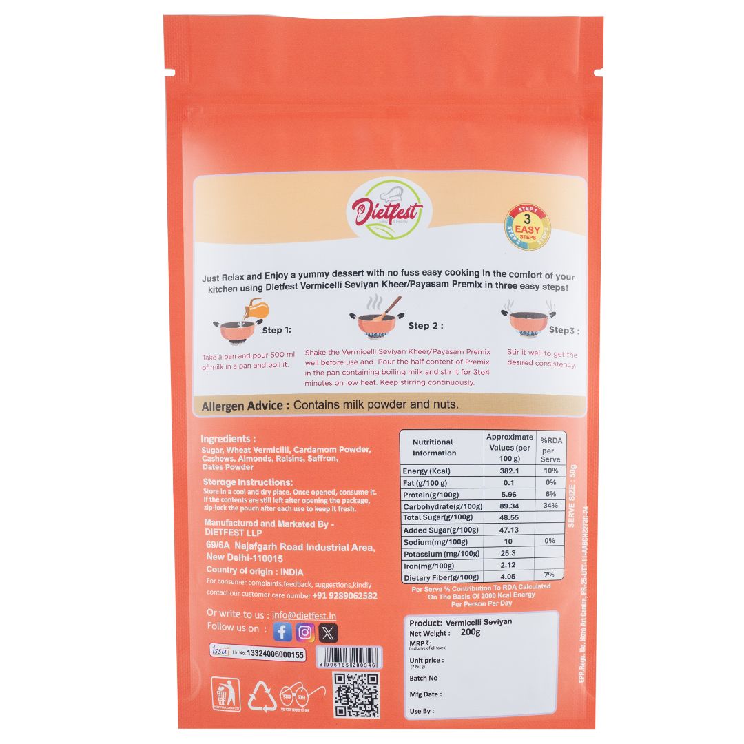 Vermicelli Seviyan(Payasam) Premix